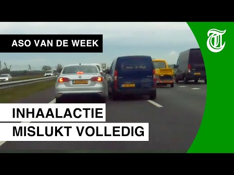 Bestelbus-aso speelt met levens op de snelweg - ASO VAN DE WEEK