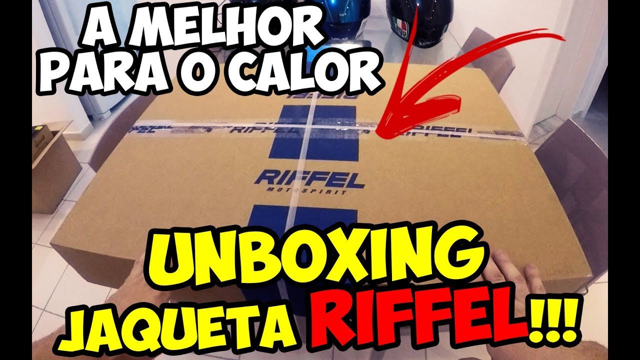 UNBOXING JAQUETA RIFFEL NEW SUMMER - SITE RIFFEL.COM