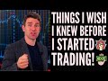 Things I Wish I Knew Before I Started Trading 20 Years Ago ☝️