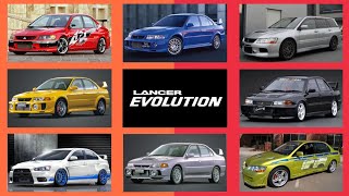 The History of Mitsubishi Lancer Evolution | seluruh generasi Lan Evo
