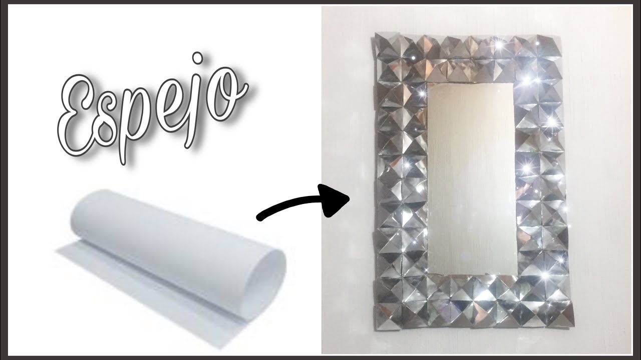 ESPEJO DE CARTULINA - GLAM DIY 