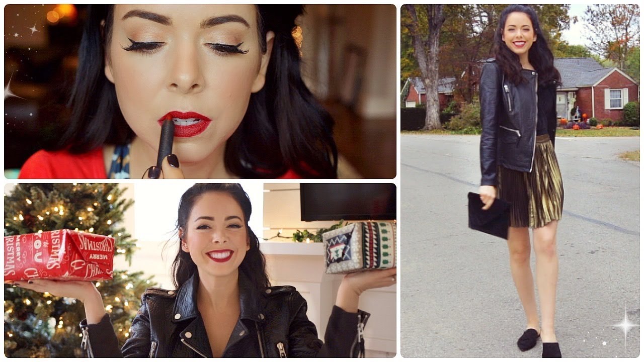 Get Ready With Me! My go to holiday makeup!