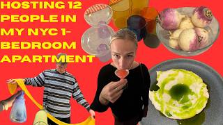 i threw a 12 person dinner party in my nyc 1-bedroom apt