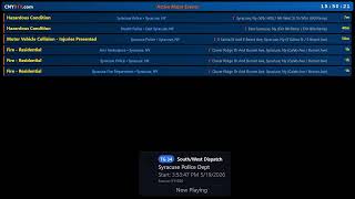 Onondaga County/Syracuse NY - LIVE Fire EMS Police Scanner