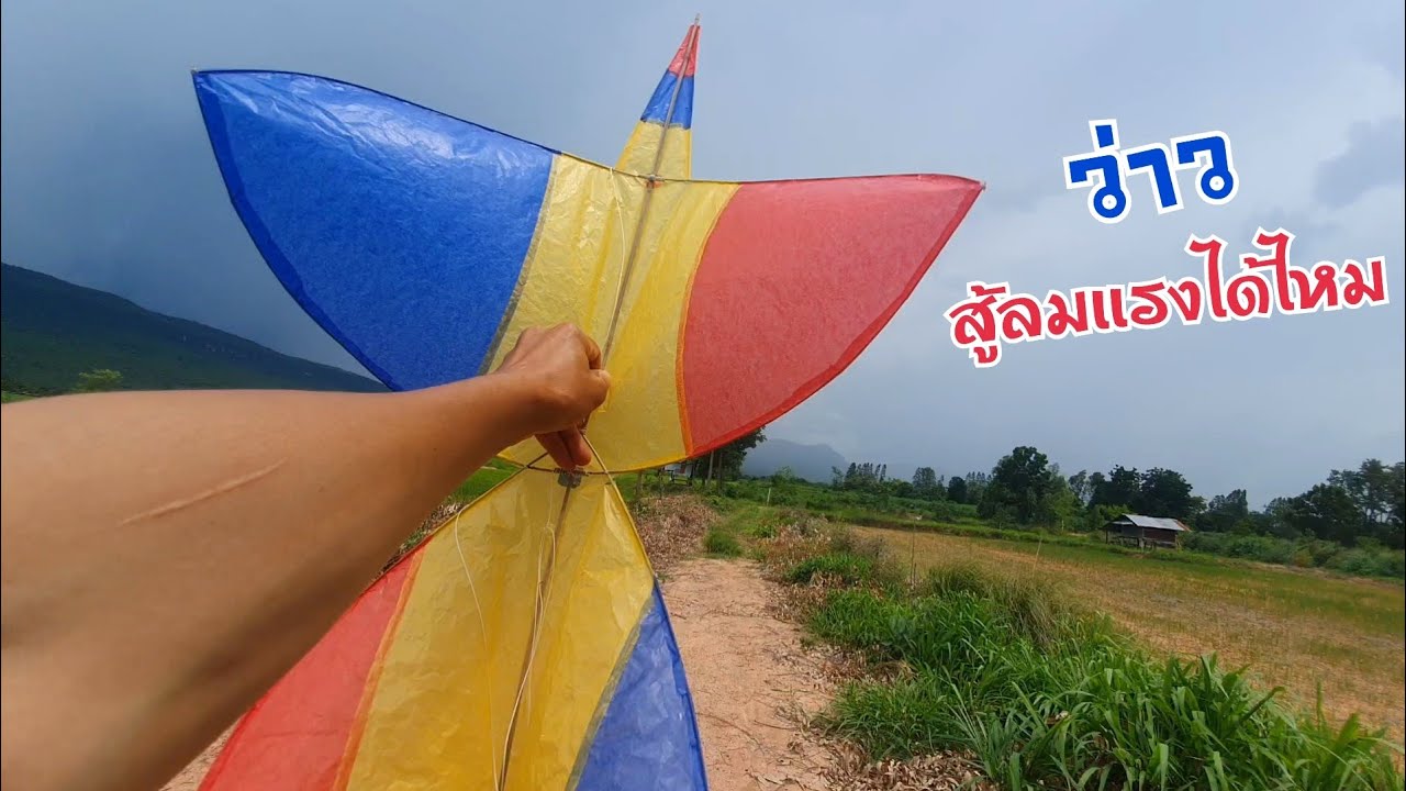 ว่าวจุฬาเล็ก สู้ลมฝนปีกจะหักไหมมาดูกันเลย