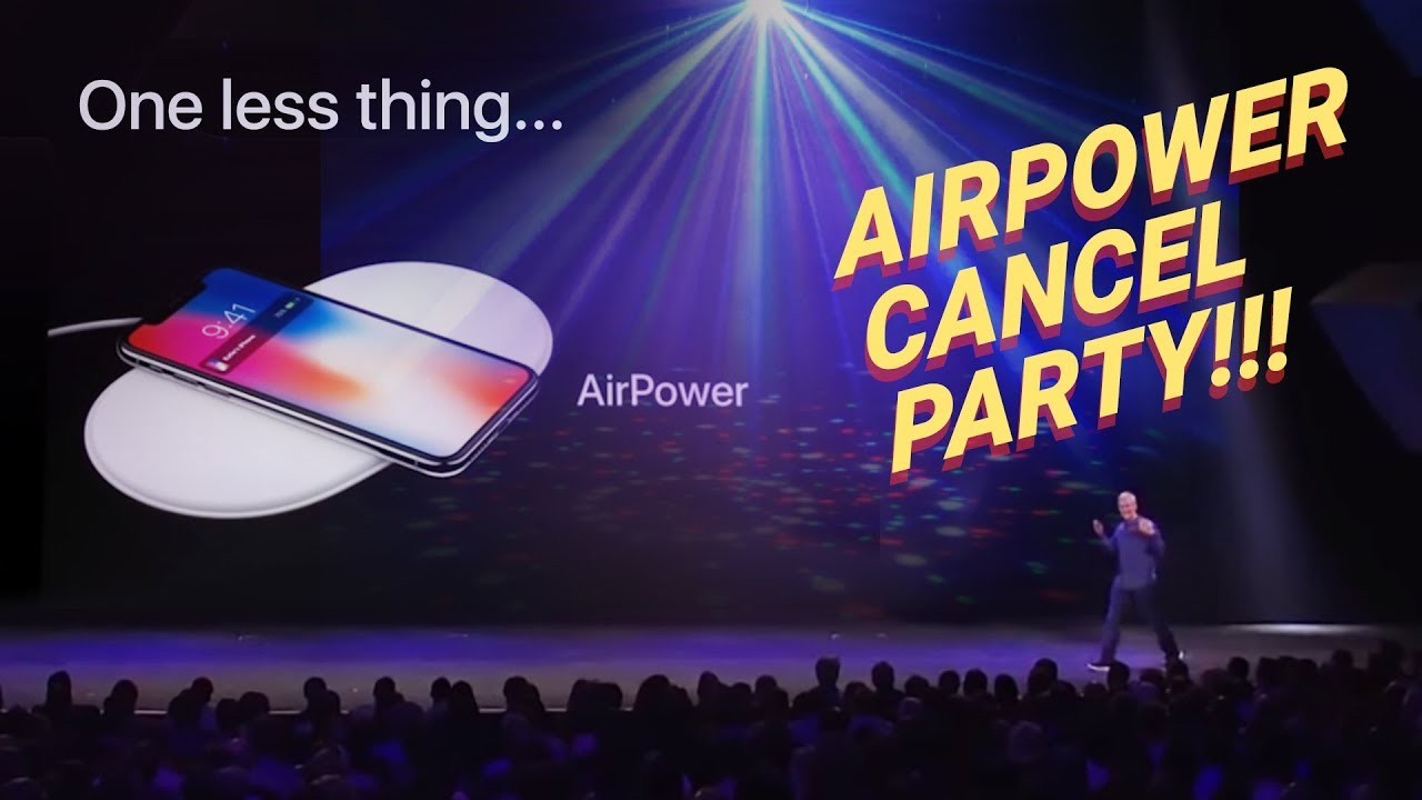 Apple parody: AirPower Cancel Epic Party! One less thing | The best Apple presentation!