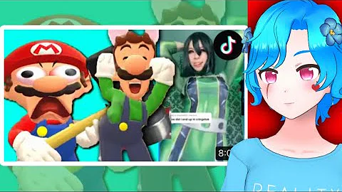 FUNNIEST TIKTOK THAT MAKES YOU LAUGH! | SMG4 - Mario Reacts To Funny Tik Toks 2 ft. Luigi Reaction