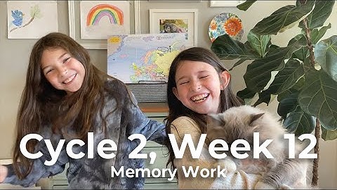 Cycle 2, Week 12 Classical Conversations Memory Work