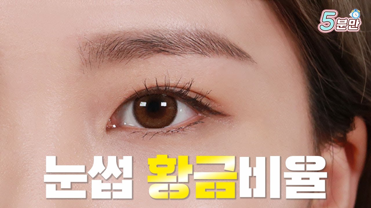[5분만 | ENG.sub] 왕초보 눈썹 그리기 / 황금비율 가이드 찾는 법/ 눈썹 그리는 법 | 킴비(KIMBEE)