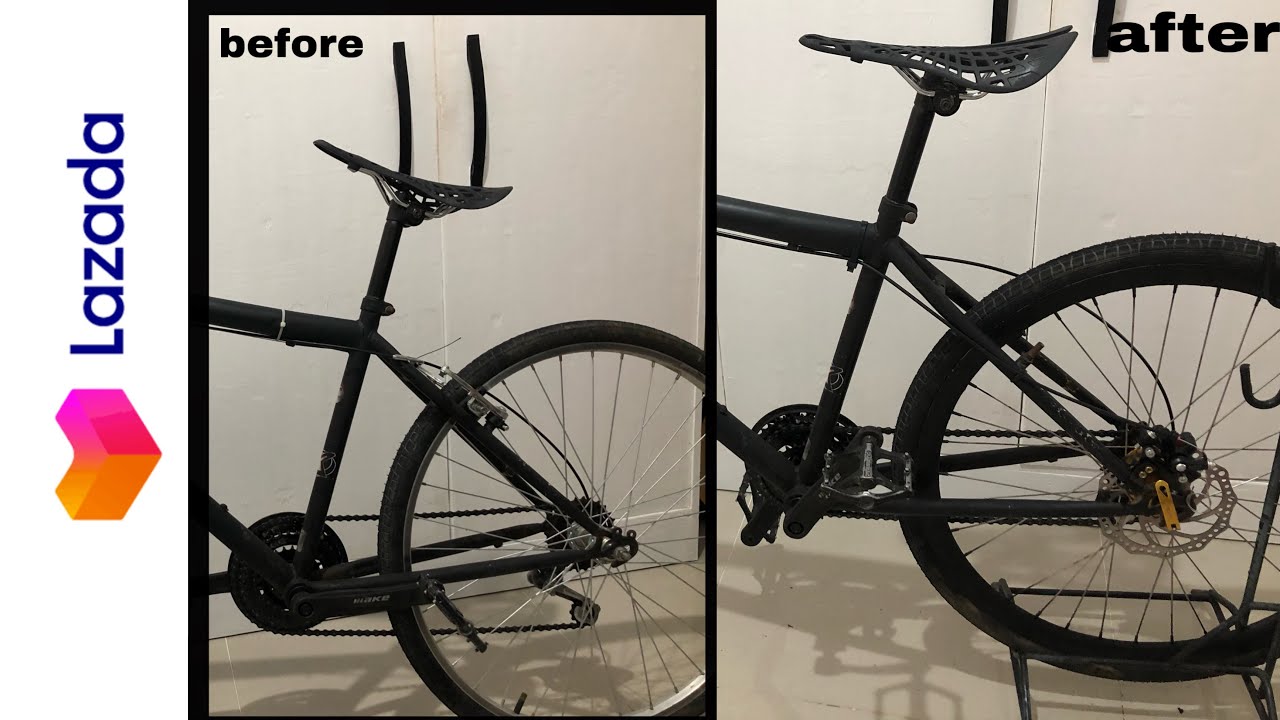 STANDARD MTB CONVERT SA DISC BRAKES YouTube