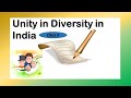 Unity in diversity in  india  unit7 creading  class x  english  dr sharada