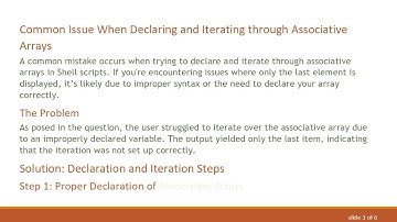 Mastering Associative Arrays in Shell: A Complete Guide to Declaration and Iteration