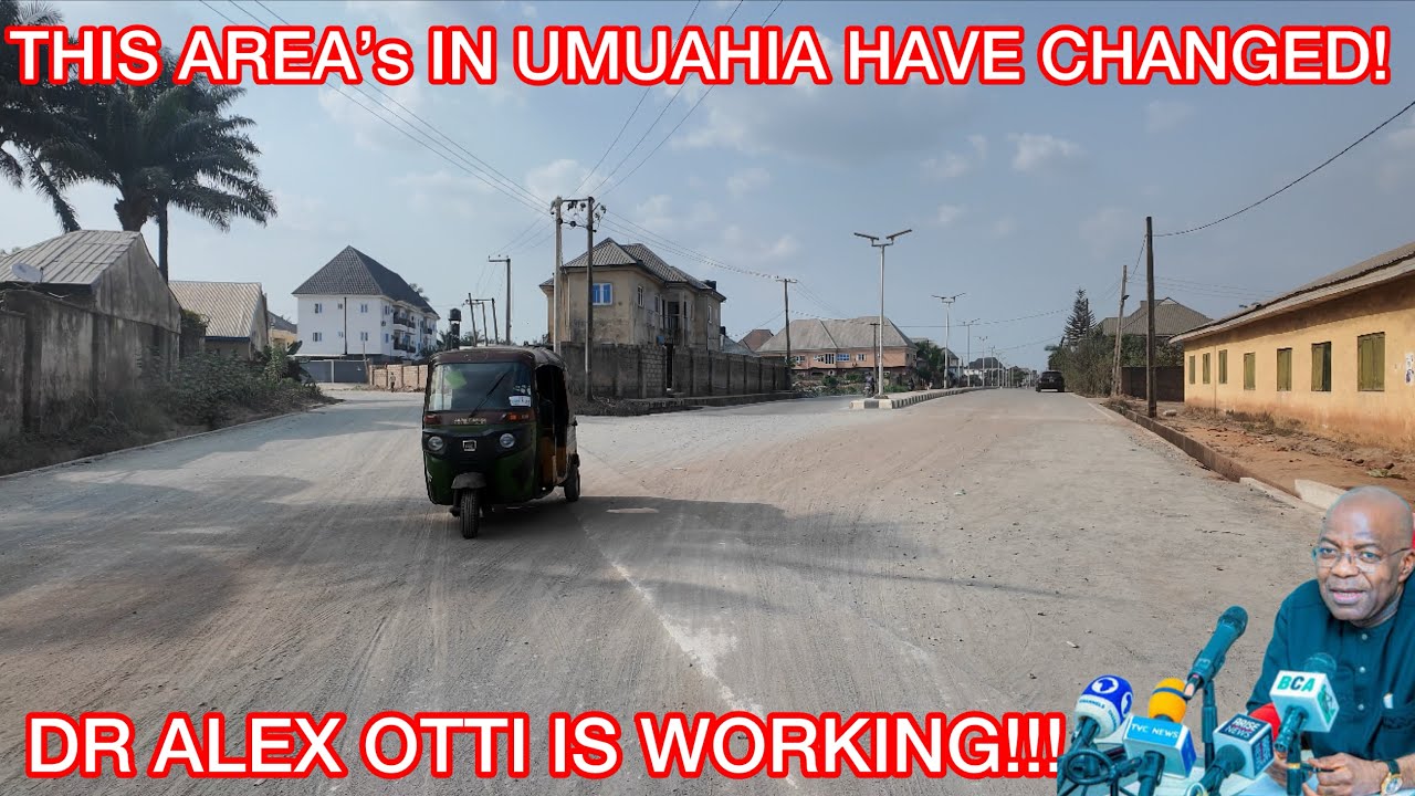 DR ALEX OTTI IS TRANSFORMING UMUAHIA!|| JUST SEE WHAT IS GOING ON IN LODU/AHIAEKE! #umuahia #aba