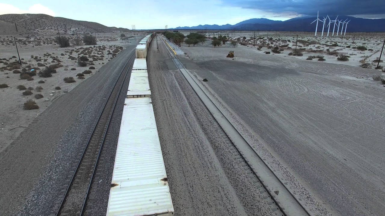 Chasing Trains with the Phantom 3 Pro - 4k - YouTube