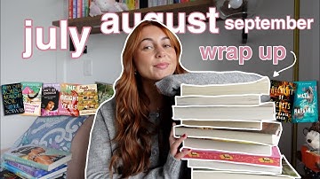 the 24 books i read in july, august, & september! (reading wrap up)