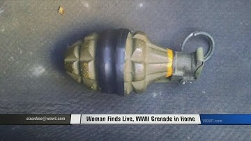 WWII Grenade Found in Home