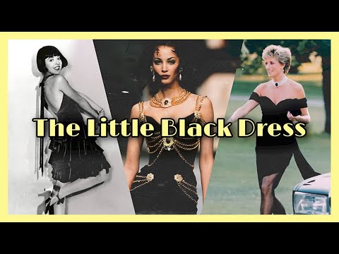40s style black dress
