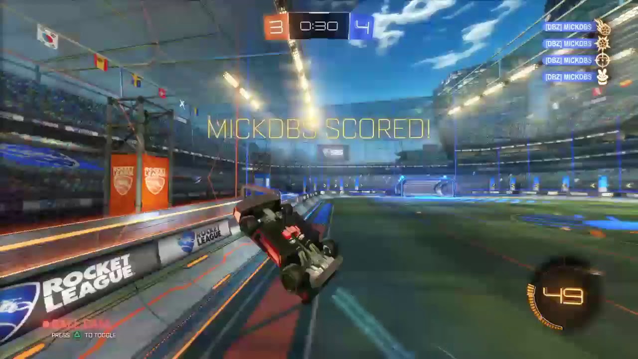 Solar Lucky|Rocket League Freestyling|Team INTIMIDATION