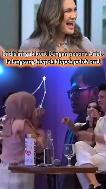 Yang sempat viral 😂😯Pesona Ariel bikin klepek-klepek