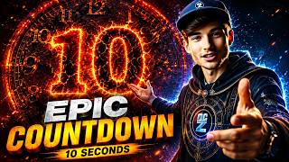 🔥 Epic 10 Second Countdown | Fiery Cinematic Timer ⚔️