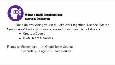 Creating a Collaborative Team Course