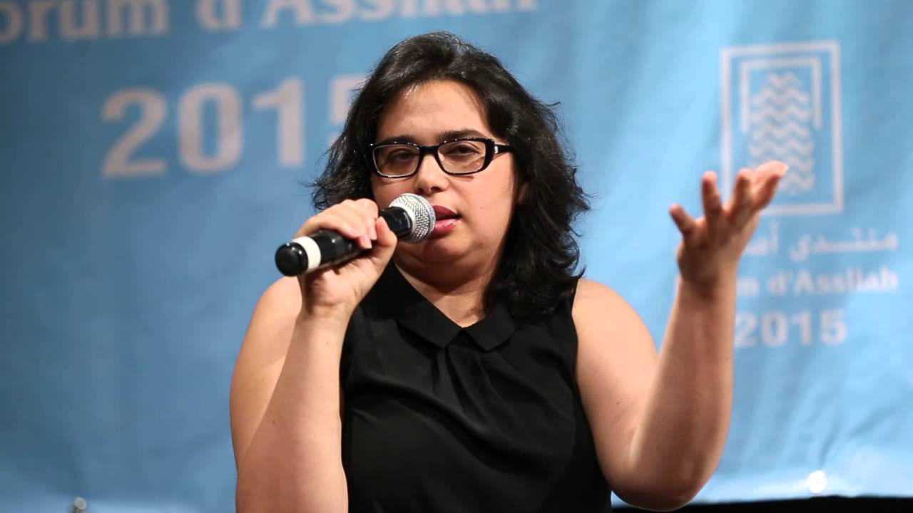 مشاركة الاستاذة شمة درشول في افتتاح ندوة الاعلام الرقمي - موسم أصيلة السابع والثلاثون - 2015