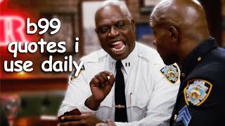 brooklyn 99 lines i quote every day | Brooklyn NineNine | Comedy Bites