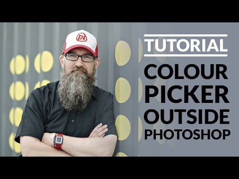 Using The Colour Picker To Choose Colours Outside Of Adobe Photoshop