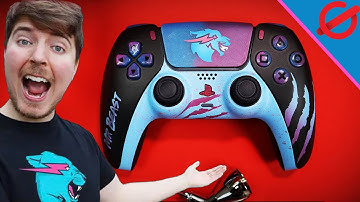 DIY Custom ps5 controller  MrBeast Edition