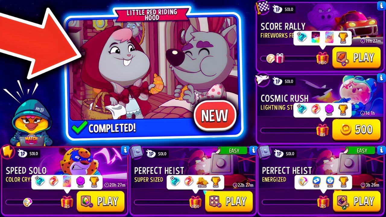 NEW STORY: LITTLE RED RIDING HOOD🔥 x5 Solo: Energized, Fireworks