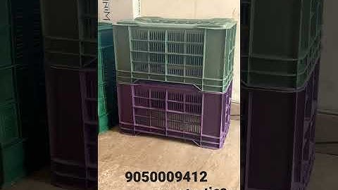 Plastic crates for fruit and vegetables storage and transportation purpose!  Storage box making
