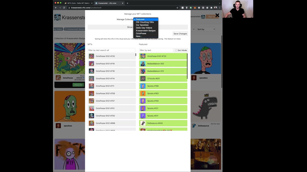 How to create a DeSo NFT Collection using NFTz.zone