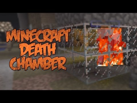 Minecraft 360 - Simple Execution Chamber w/ Lava and Pistons TUTORIAL