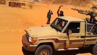 فيديو للقوات المشتركة بين الجيش الليبي و السوداني لحماية الحدود الليبية السودانية