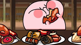 Kirby MUKBANG Animation (Ghibli Spirited Away)