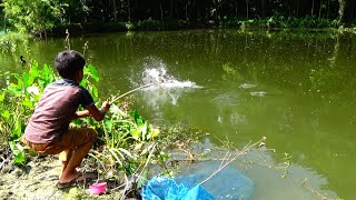 Fishing Video good pond fishing in Bara Doani