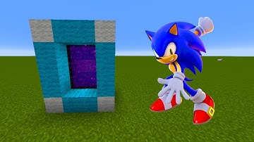 How To Make Portal To The Sonic Dimension!!! (Minecraft PE) (Minecraft JAVA)