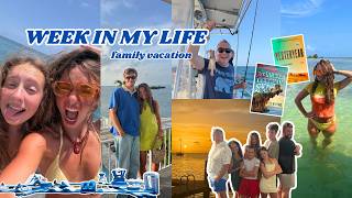 FAMILY VACATION - a week in the Florida Keys, crying while deep sea fishing, giant obstacle course
