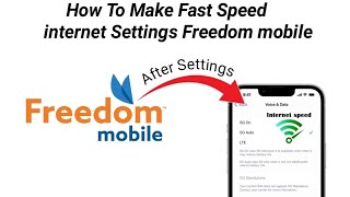 How to Setup Fast internet Settings freedom Mobile | worldapnvpn screenshot 5