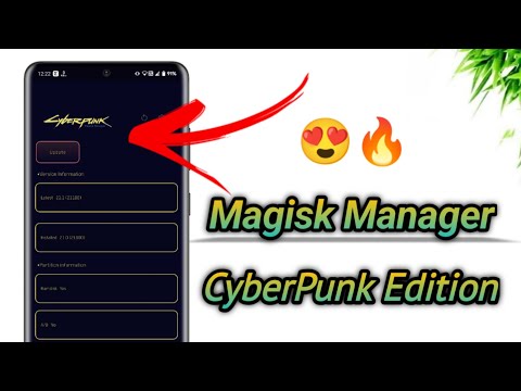 Magisk Manager CyberPunk