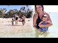 BABY'S FIRST SWIM IN THE OCEAN (Honolulu, Hawaii)