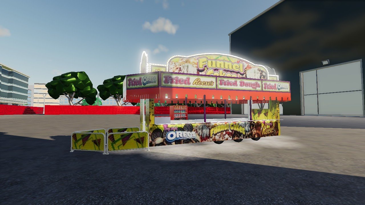 [NEW] FS19/FS22 - Funnel Cakes Stall | SIMPLEIC (Private Mod) - YouTube