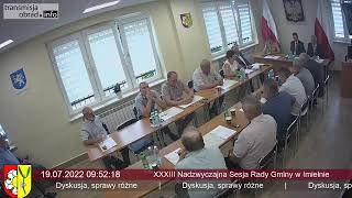 XXXIII Nadzwyczajna Sesja Rady Gminy w Imielnie
