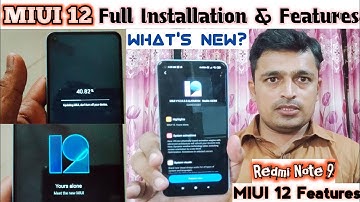 MIUI 12 Installation & Features | Redmi Note 9 MIUI 12 Full Installation & Features | #92Mobiles |