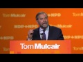 NDP Leader Tom Mulcair makes his concession speech before supporters in Montreal. Mp3 Song