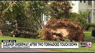 Cleanup continues in Wilton neighborhood hit by tornado