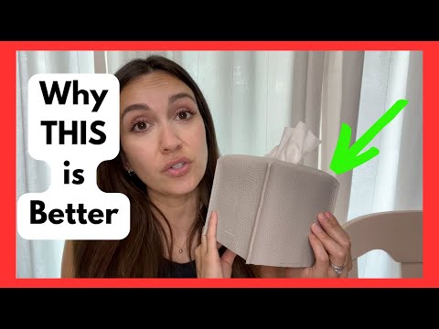 Tissue Box Cover Holder, Square with Bottom Belt Review