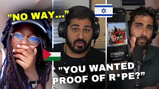 Women Defends Palestinians, Then Nearly FAINTS After Finding Out Hamas Is Evil!
