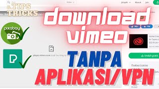 CARA DOWNLOAD VIDEO DI PIXABAY DAN PEXELS TANPA APLIKASI ATAU VPN screenshot 1