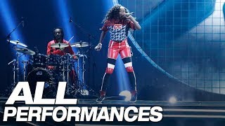 Rapper Flau'jae Raps With A Message (All Performances)  America's Got Talent 2018